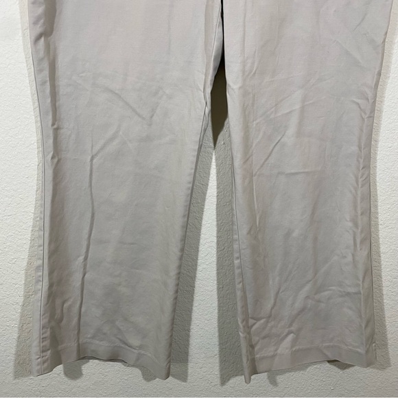 Renuar sz:20W Cream Slack Trouser Pants Button Front - Picture 4 of 9
